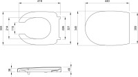 Комплект Унитаз подвесной BOCCHI Care&Confort 2011-001-0129 глянцевый белый + Крышка A0324-001 с микролифтом, глянцевая белая + Инсталляция TECE Now 9400412 4 в 1 с кнопкой смыва