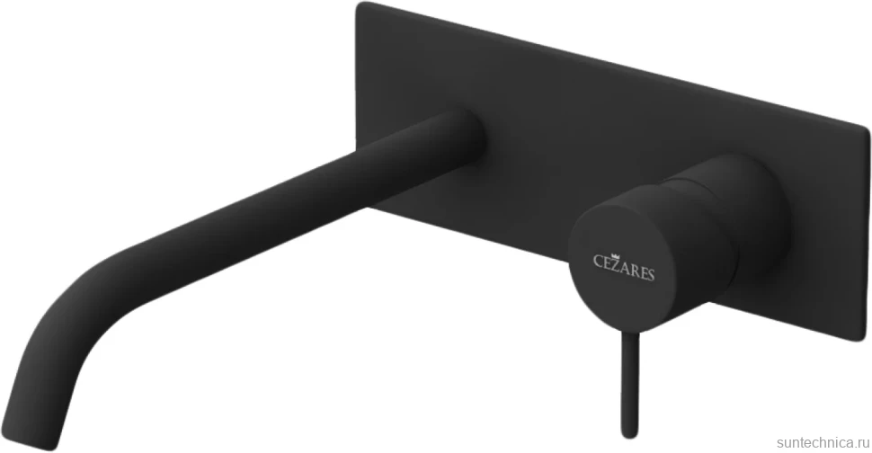 Смеситель для раковины Cezares Leaf BLI1-L-NOP С ВНУТРЕННЕЙ ЧАСТЬЮ, черный матовый