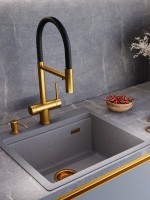 Смеситель для кухни Emar PVD ЕС - 7024 PVD Golden