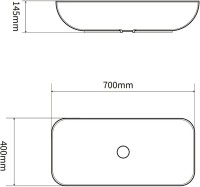 Накладная раковина SantiLine SL-1032 Накладная раковина SantiLine SL-1032