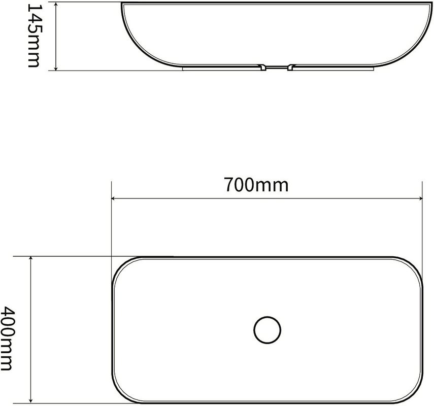 Накладная раковина SantiLine SL-1032
