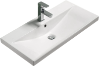 Тумба с раковиной Vigo Neo 80 напольная, белая, раковина Velvex 9696 80