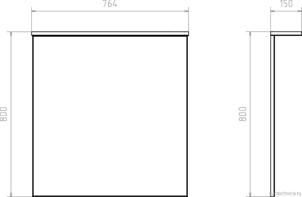 Мебель для ванной комнаты ASB-Mebel Коста 80 светлый орех