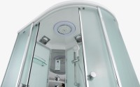 Душевая кабина Timo Comfort T-8820LF Fabric Glass с высоким поддоном, с сиденьем