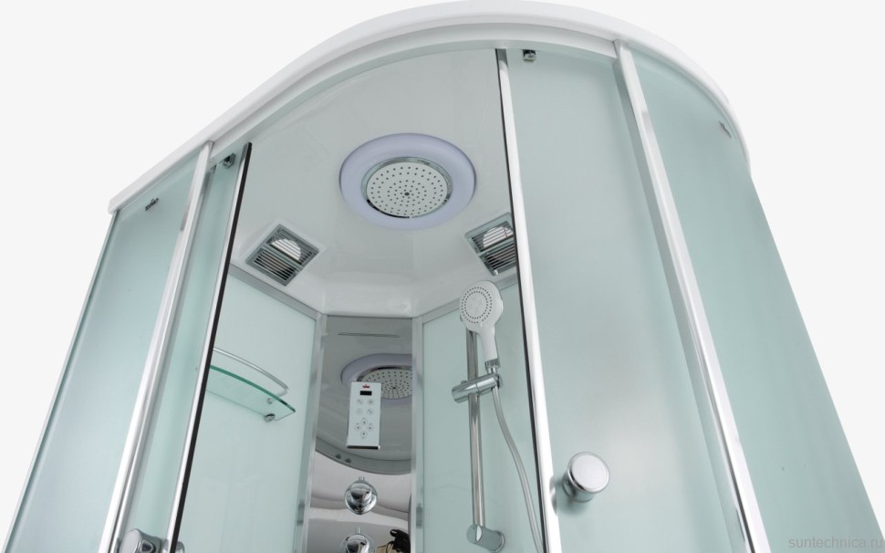 Душевая кабина Timo Comfort T-8820LF Fabric Glass с высоким поддоном, с сиденьем