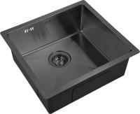 Комплект Мойка Zorg Inox PVD 4844 grafit + Измельчитель Inox D