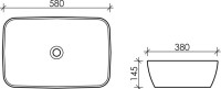 Накладная раковина Ceramicanova Form CN2003