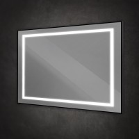 Зеркало BelBagno Kraft 120x80 с подсветкой, черное