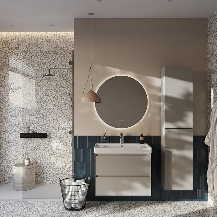 Зеркало круглое Roca Luna 80 с LED-подсветкой