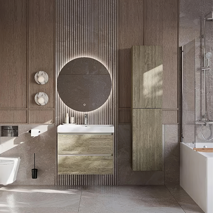 Зеркало круглое Roca Luna 80 с LED-подсветкой