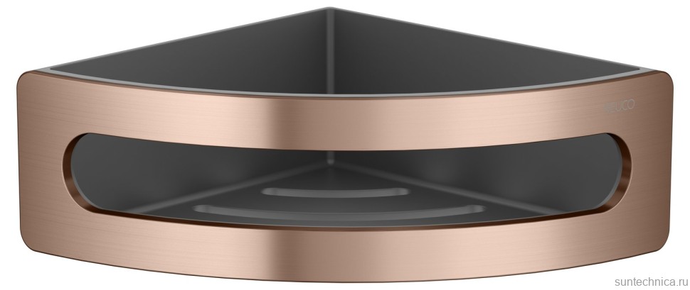 Полка Keuco Elegance 11657 красное золото шлифованное, антрацит