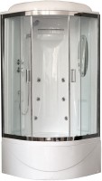 Душевая кабина Royal Bath BK RB 90BK2-T-CH с высоким поддоном, с сиденьем