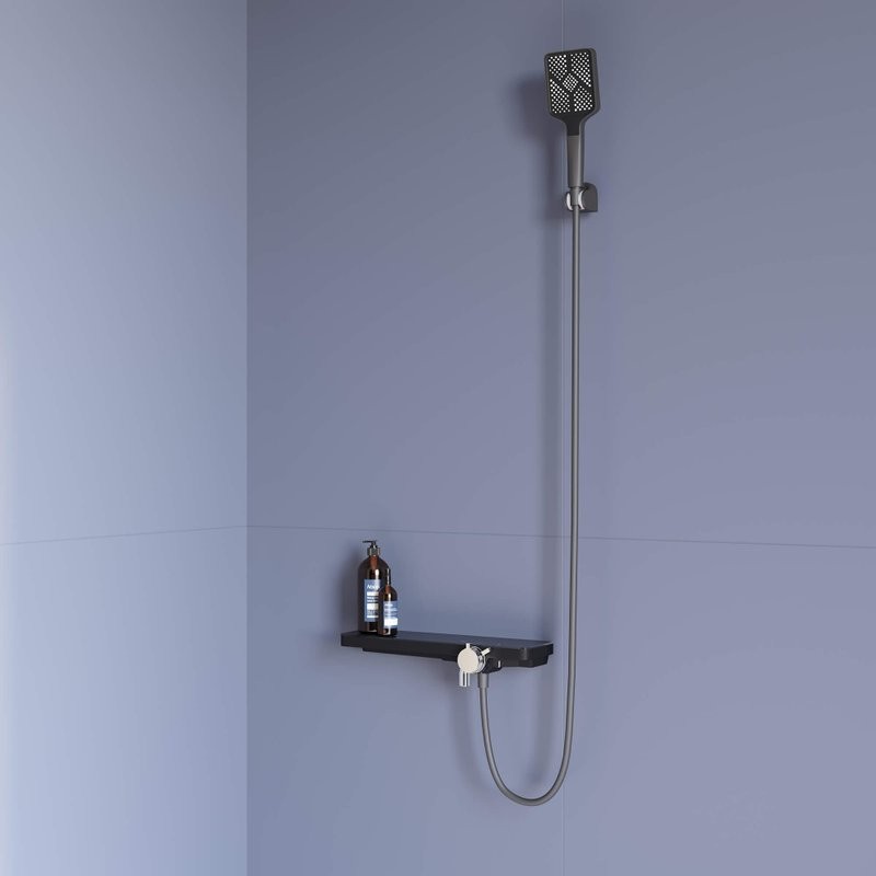 Смеситель для душа RGW Shower Panels SP-40Gr серый