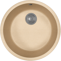 Комплект Мойка Florentina Вега Зеро бежевая + Измельчитель Bone Crusher BC 810-SL Slim Line