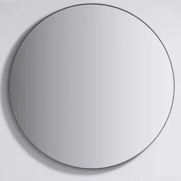 Зеркало круглое Aqwella Fargo черное, 60 см