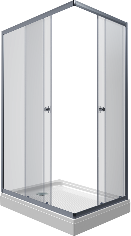 Душевой уголок Triton Вента Хром Щ0000049617 100х80 см с поддоном