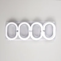 Угловой карниз для ванны Wasserkraft Kammel SC-839090 90x90 см, Г-образный, глянцевый белый