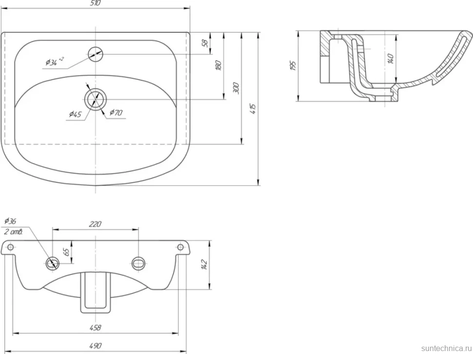 Тумба с раковиной Vigo Diana 50