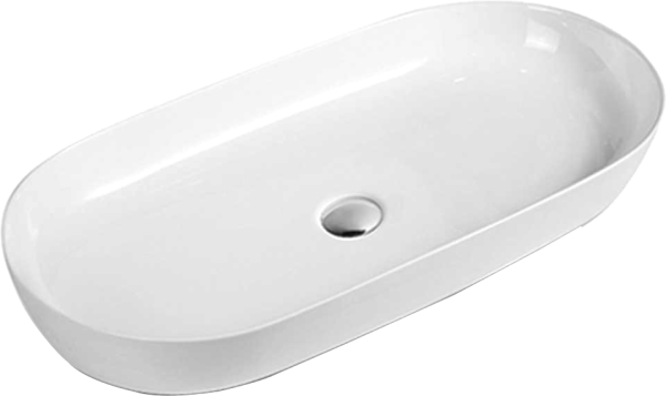 Накладная раковина Vincea VBS-114 80 белая