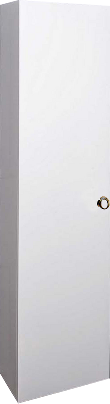 Шкаф-пенал для ванной Armadi Art NeoArt белый с ручкой Moon золото