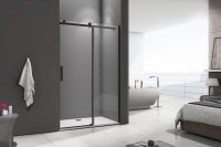 Душевая дверь в нишу Good Door Galaxy WTW-120-C-B профиль черный