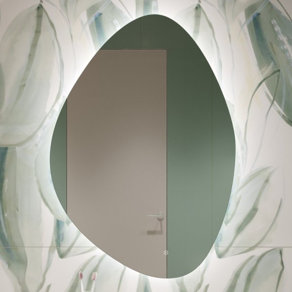 Зеркало DIWO Валдай 70 с подсветкой светодиодной, сенсорный выключатель, настенное