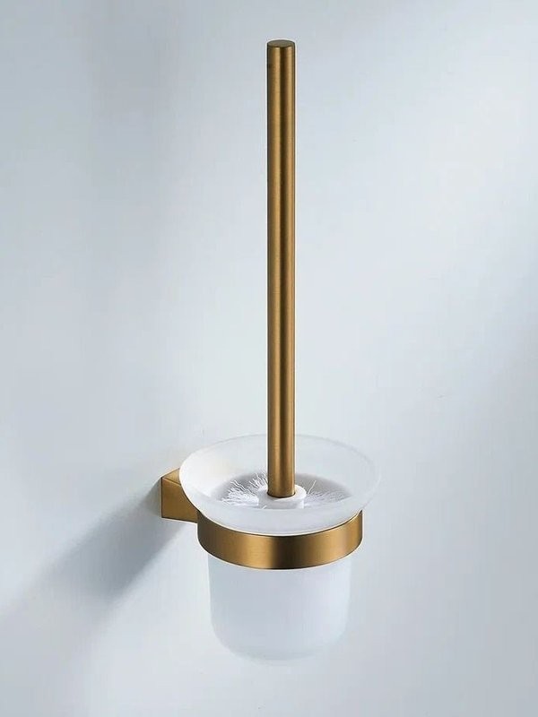 Ершик для унитаза Shevanik SG5700G, золотой сатин