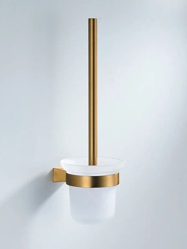 Ершик для унитаза Shevanik SG5700G, золотой сатин