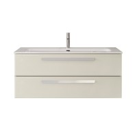 Тумба под раковину без столешницы Cezares Eco Cer-N 120 брашированная альпака, ручки сатин