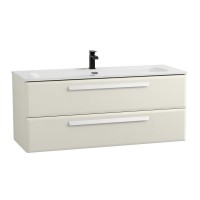 Тумба под раковину без столешницы Cezares Eco Cer-N 120 брашированная альпака, ручки сатин