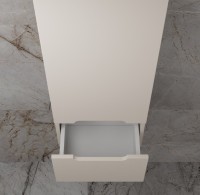 Шкаф-пенал для ванной Style Line Матис 36 Plus подвесной, крем