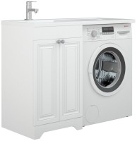 Тумба с раковиной Corozo Леон 110 под стиральную машину L