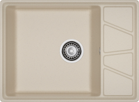 Комплект Мойка GranFest Vertex V-680L кашемир + Измельчитель Bone Crusher BC 810-SL Slim Line