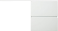 Тумба с раковиной Эстет Dallas Luxe 110 R подвесная, 2 ящика