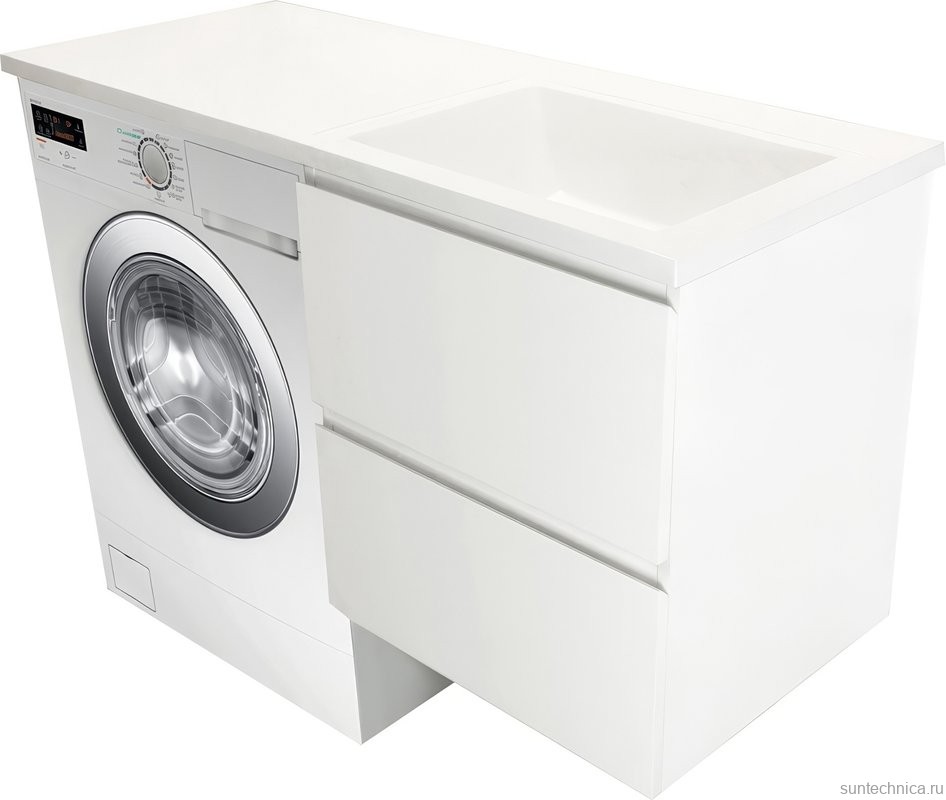 Тумба с раковиной Эстет Dallas Luxe 110 R подвесная, 2 ящика