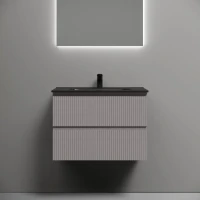 Тумба с раковиной Sancos Snob T 70 doha soft, раковина CN7007MB