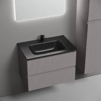 Тумба с раковиной Sancos Snob T 70 doha soft, раковина CN7007MB