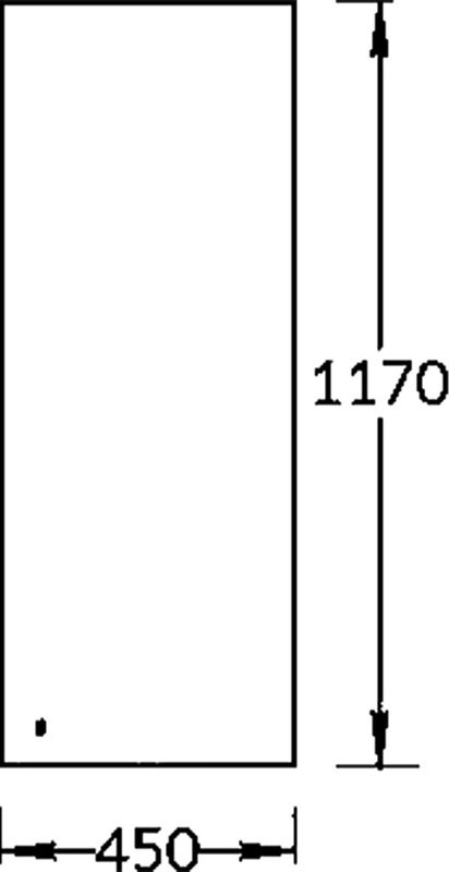 Зеркало KERAMA MARAZZI Vetrata S 45х117 с подсветкой