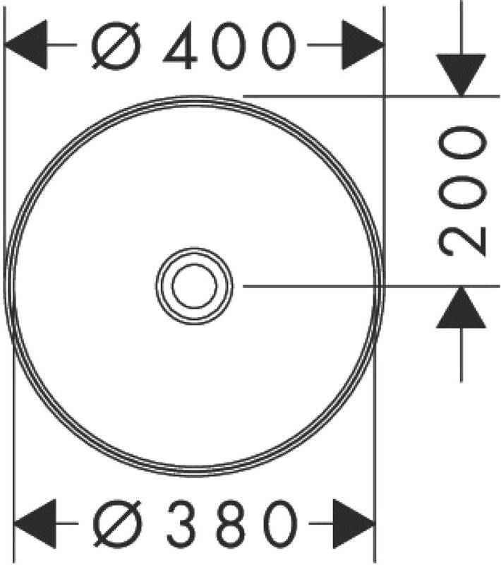 Накладная раковина Hansgrohe Xuniva S 60164450