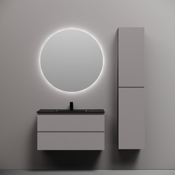 Мебель для ванной комнаты Sancos Snob R 90 doha soft, раковина CN7002MB