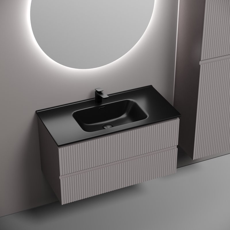 Мебель для ванной комнаты Sancos Snob R 90 doha soft, раковина CN7002MB