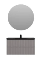 Мебель для ванной комнаты Sancos Snob R 90 doha soft, раковина CN7002MB