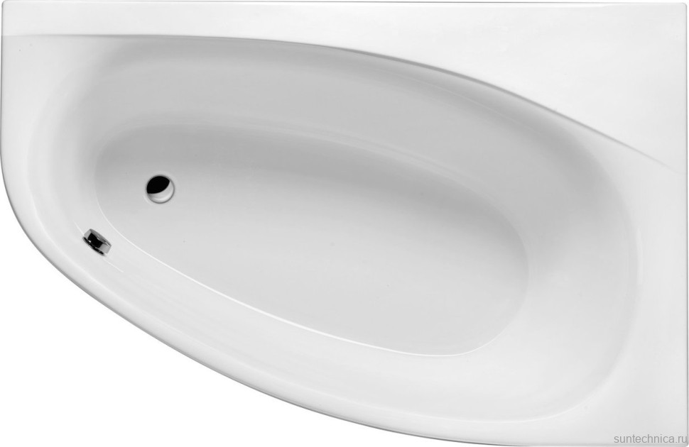 Акриловая ванна Excellent Kameleon R 170x110 см, угловая, правая, пристенная, белая, асимметричная, с каркасом
