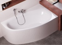 Акриловая ванна Excellent Kameleon R 170x110 см, угловая, правая, пристенная, белая, асимметричная, с каркасом