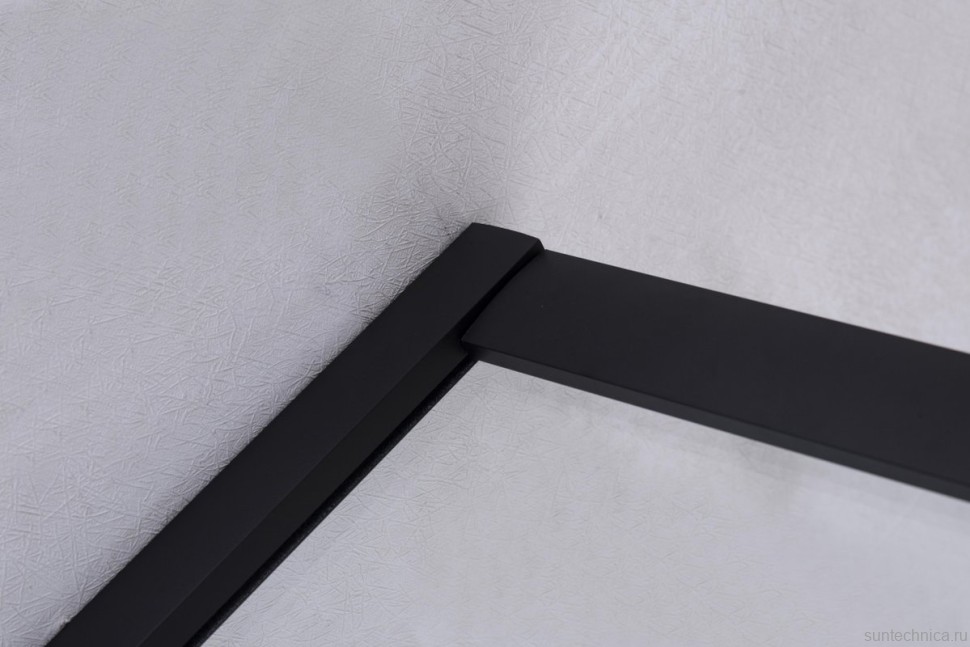 Душевой уголок Niagara Nova NG-6888-08 BLACK 80x80, профиль черный, стекло прозрачное