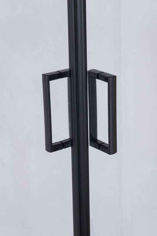 Душевой уголок Niagara Nova NG-6888-08 BLACK 80x80, профиль черный, стекло прозрачное