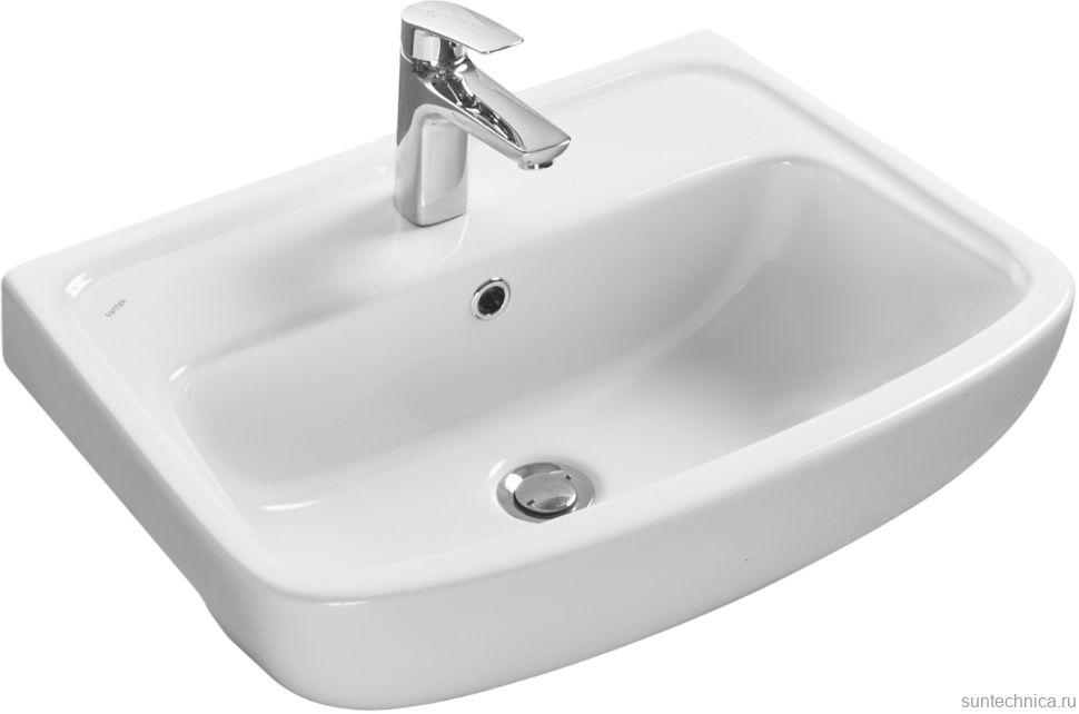 Раковина Santek Лонги 1WH501756 60, с пьедесталом