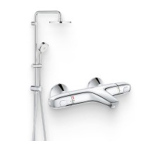 Душевой комплект Термостат Grohe Grohtherm 1000 New 34155003 + Стойка New Tempesta Cosmopolitan 27394002