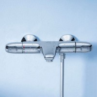Душевой комплект Термостат Grohe Grohtherm 1000 New 34155003 + Стойка New Tempesta Cosmopolitan 27394002