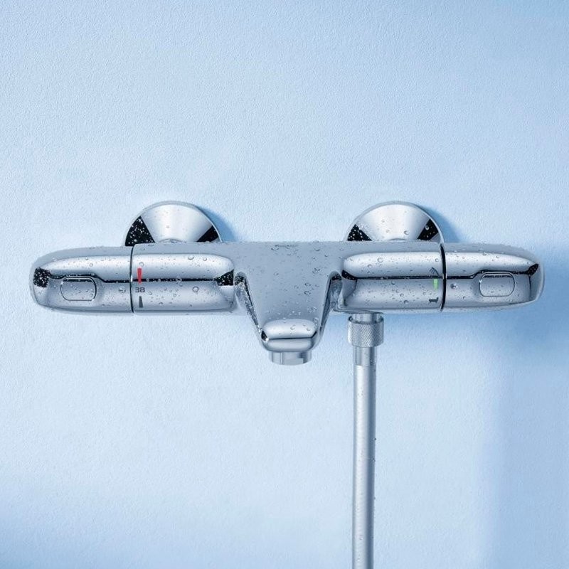 Душевой комплект Термостат Grohe Grohtherm 1000 New 34155003 + Стойка New Tempesta Cosmopolitan 27394002